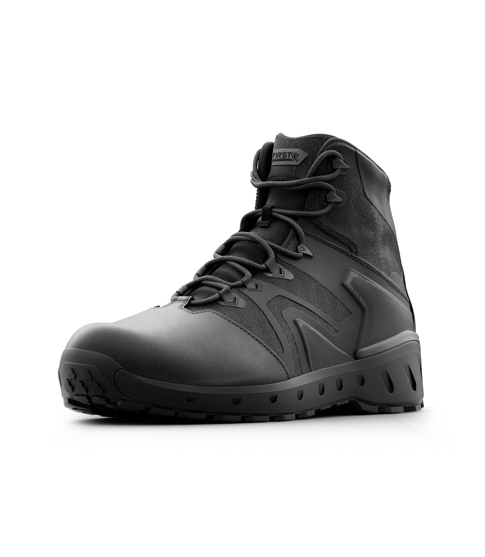 *Arriving Soon* First Tactical 5" Mid Aero-Tac, Polishable, Side Zip, Black, Boot (165933)