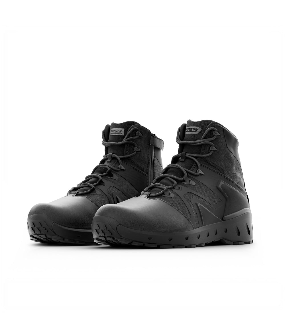 *NEW ARRIVAL* First Tactical 5" Mid Aero-Tac, Polishable, Side Zip, Black, Boot (165933)