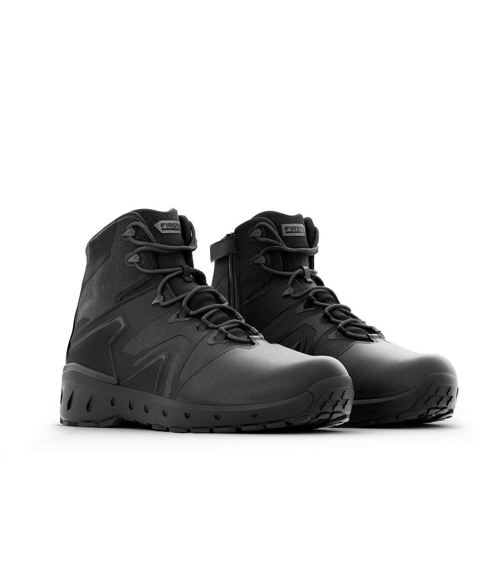 *NEW ARRIVAL* First Tactical 5" Mid Aero-Tac, Polishable, Side Zip, Black, Boot (165933)