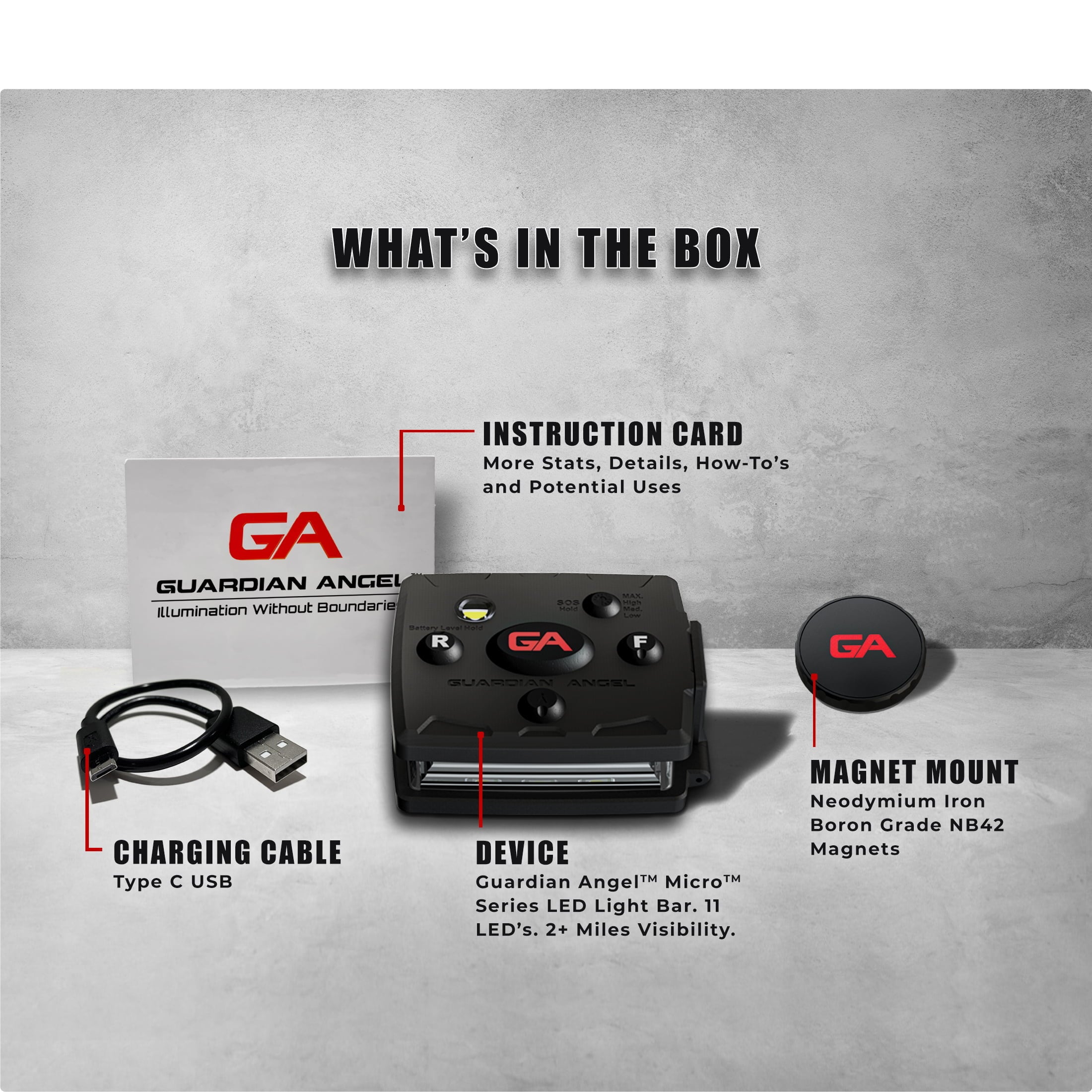 *CLOSEOUT* Guardian Angel Micro All Infrared Wearable Safety Light (MCR-IR)