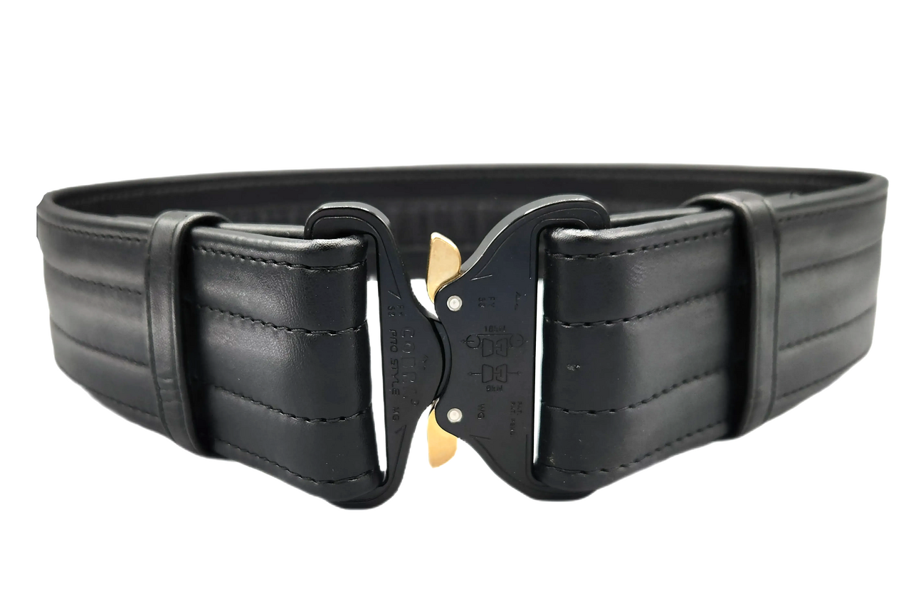Cobra Airtek Duty Belt 2.25" Blk PB Leather (2029PH)