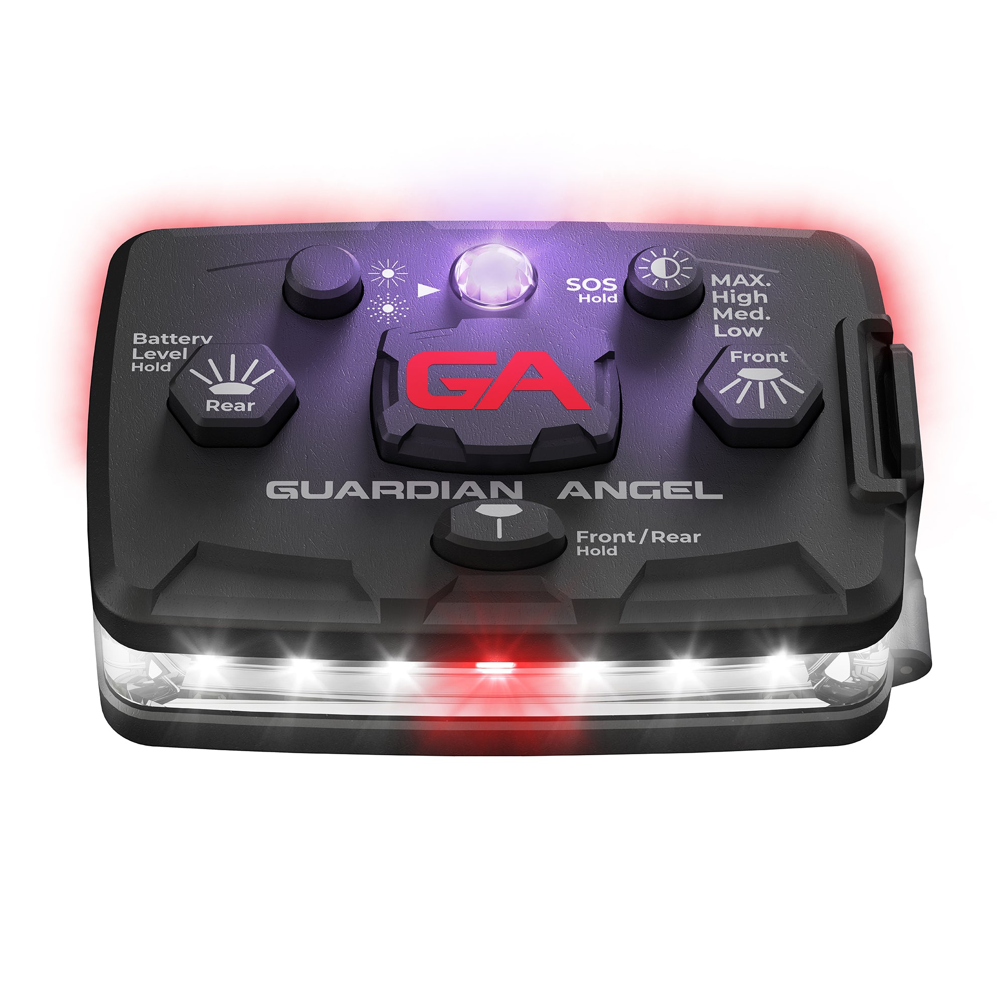 Guardian Angel Elite White/Red-Infrared Safety Light (ELT-W/R-IR)