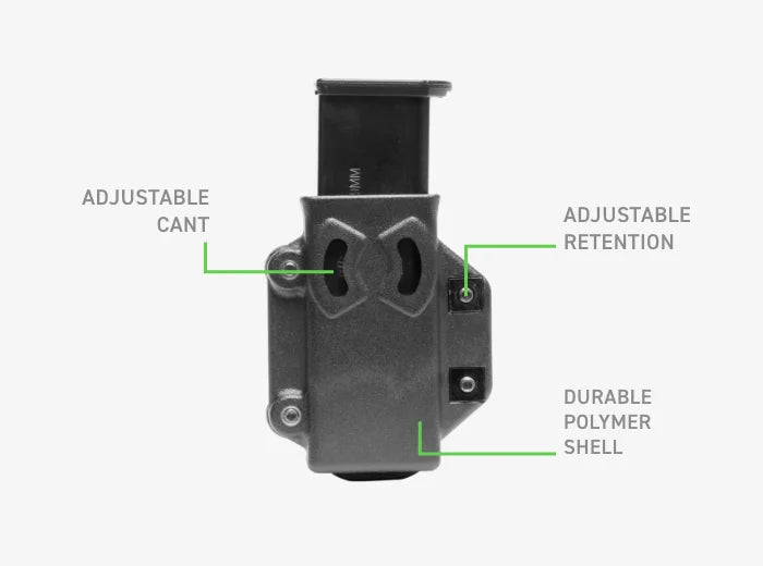 Alien Gear - Photon Mag Carrier with Sidecar Attachment - Single Stack (PSC-1-D)