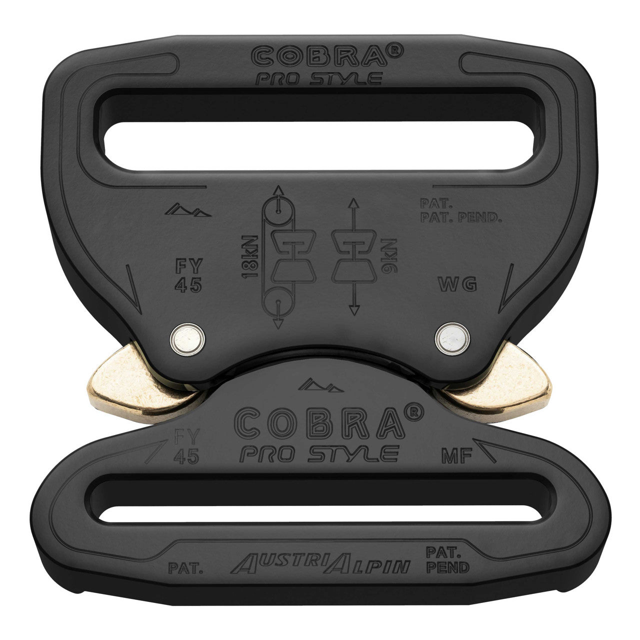 Cobra Airtek Duty Belt 2.25" Blk PB Leather (2029PH)