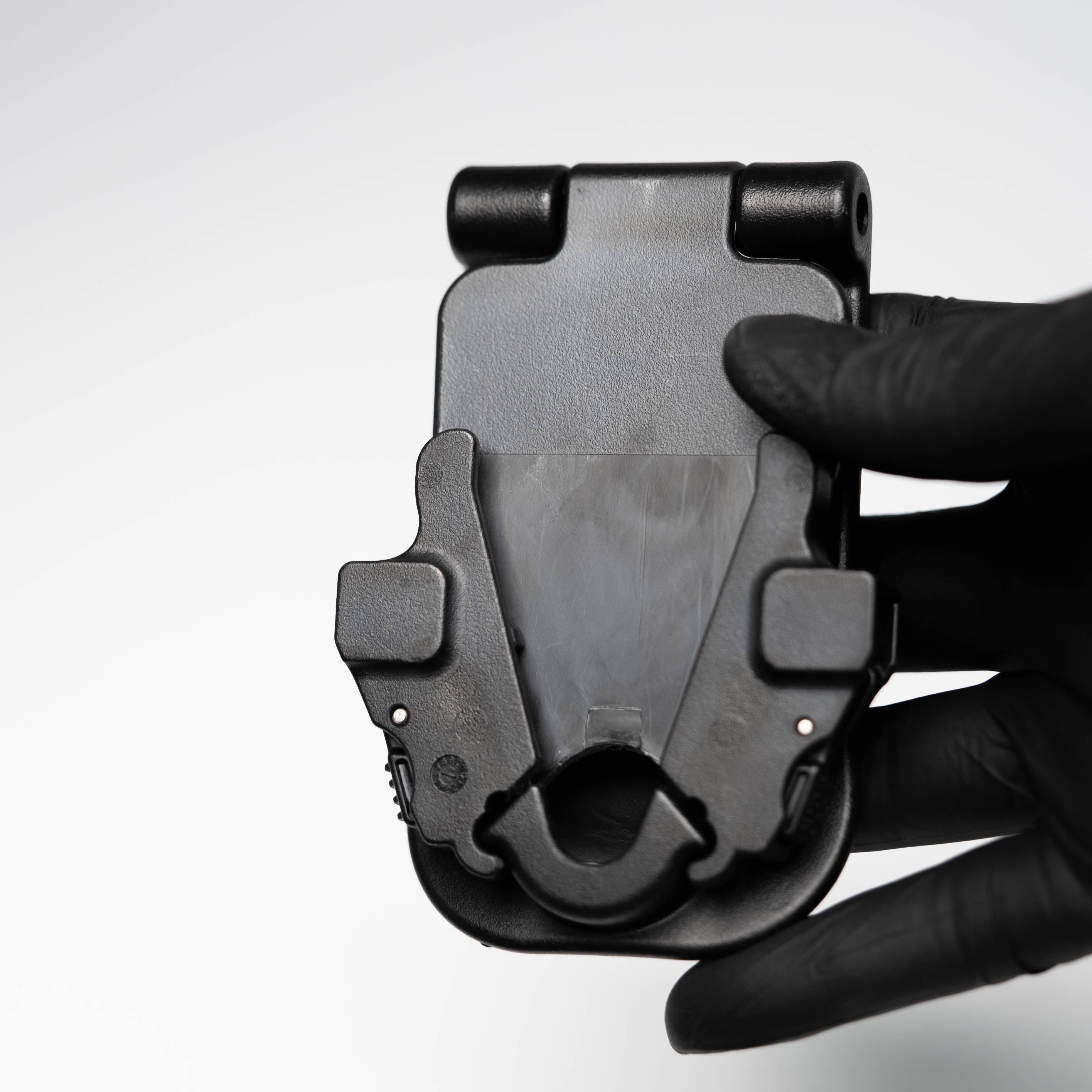 Rapid Force Dynamic Drop Leg Platform - No Holster, Black (RFX-DD-BK-LBS-S-LK-C)