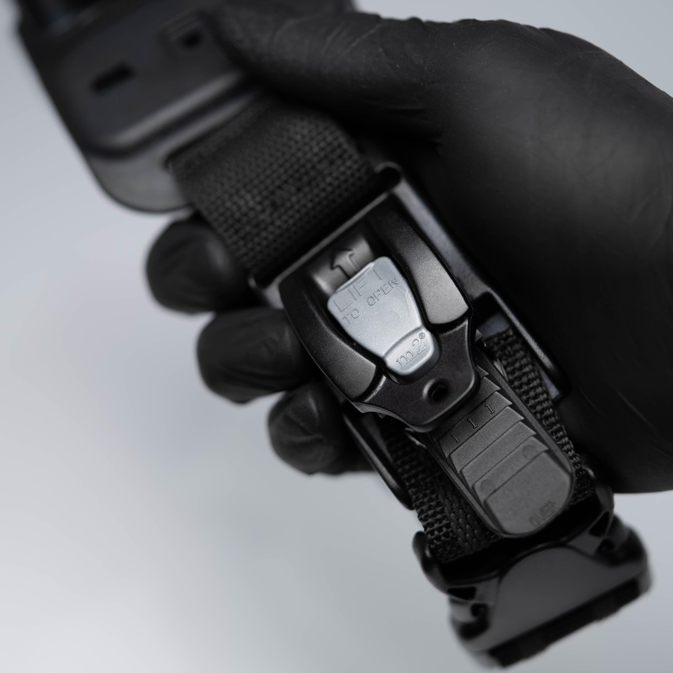 Rapid Force Dynamic Drop Leg Platform - No Holster, Black (RFX-DD-BK-LBS-S-LK-C)