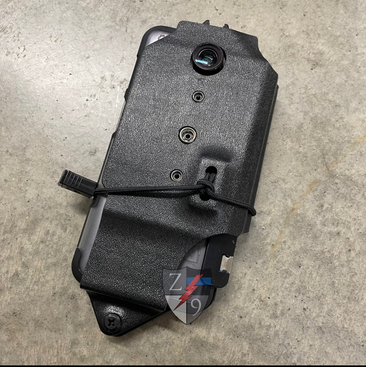 Zero 9 Bodyworn Camera System Cases, Case #3, Black, Molle-Lok (Z9-2034-BLK-MLK)