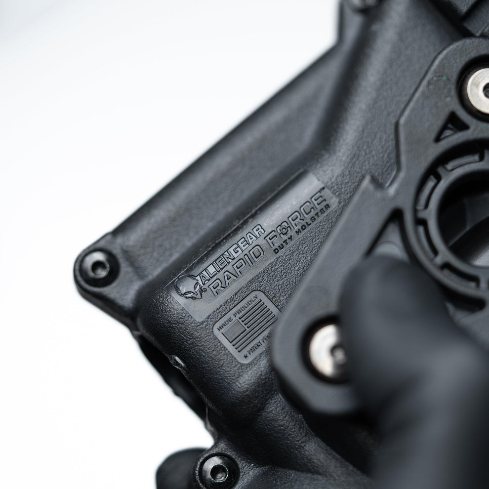 Rapid Force Lvl 3 Holster w/Light & Optic, Glock 17, Lft Hnd, (R3-M-0057-BK-LH-A0-C)