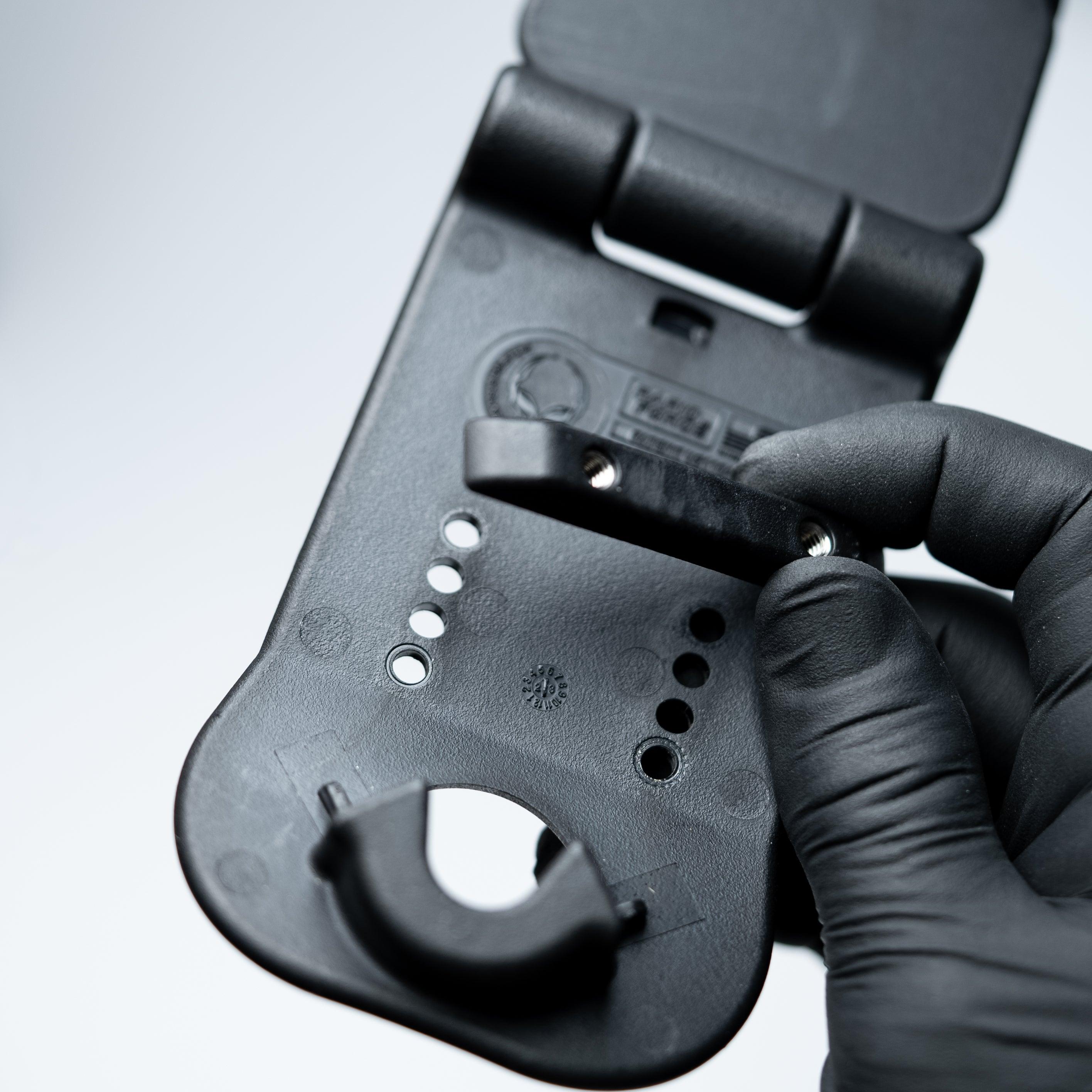 Rapid Force Locking Belt Slide, 1.5"-2.25", Black, (RFX-LBS-BK-C)