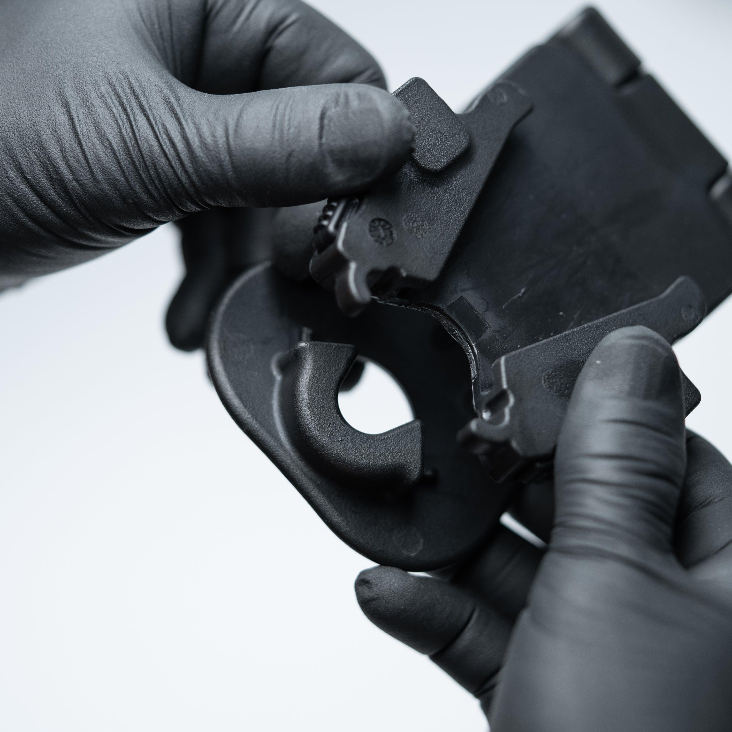 Rapid Force Locking Belt Slide, 1.5"-2.25", Black, (RFX-LBS-BK-C)