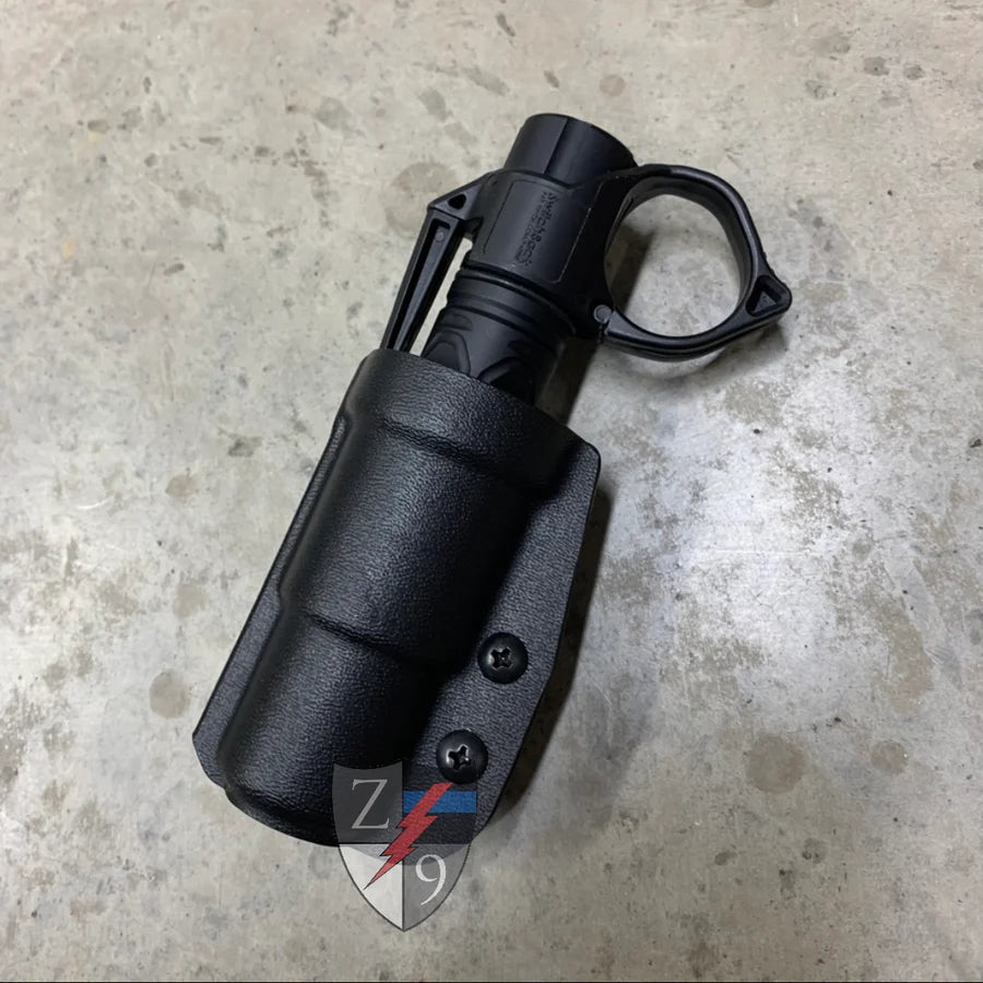 Zero 9 Flashlight Case Bezel Down Size 1, Molle-Lok (Z9-4033-BLK-MLK)
