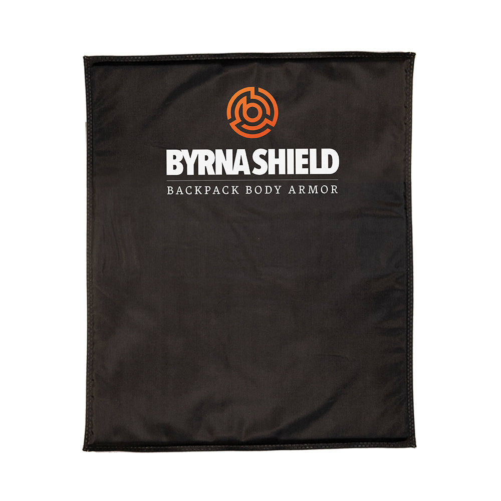 Byrna Shield: Bullet Resistant Backpack Body Armor Flexible Insert Lvl IIIA 10x12