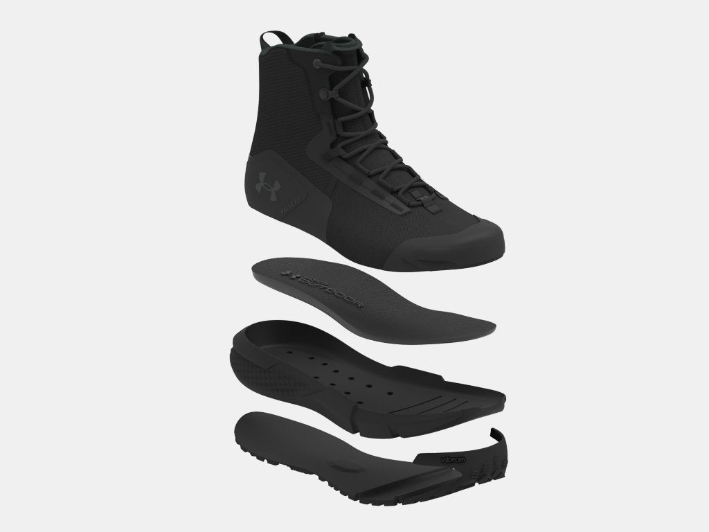 Under Armour Mens 8" Charged Valsetz Side Zip (3027383-001)