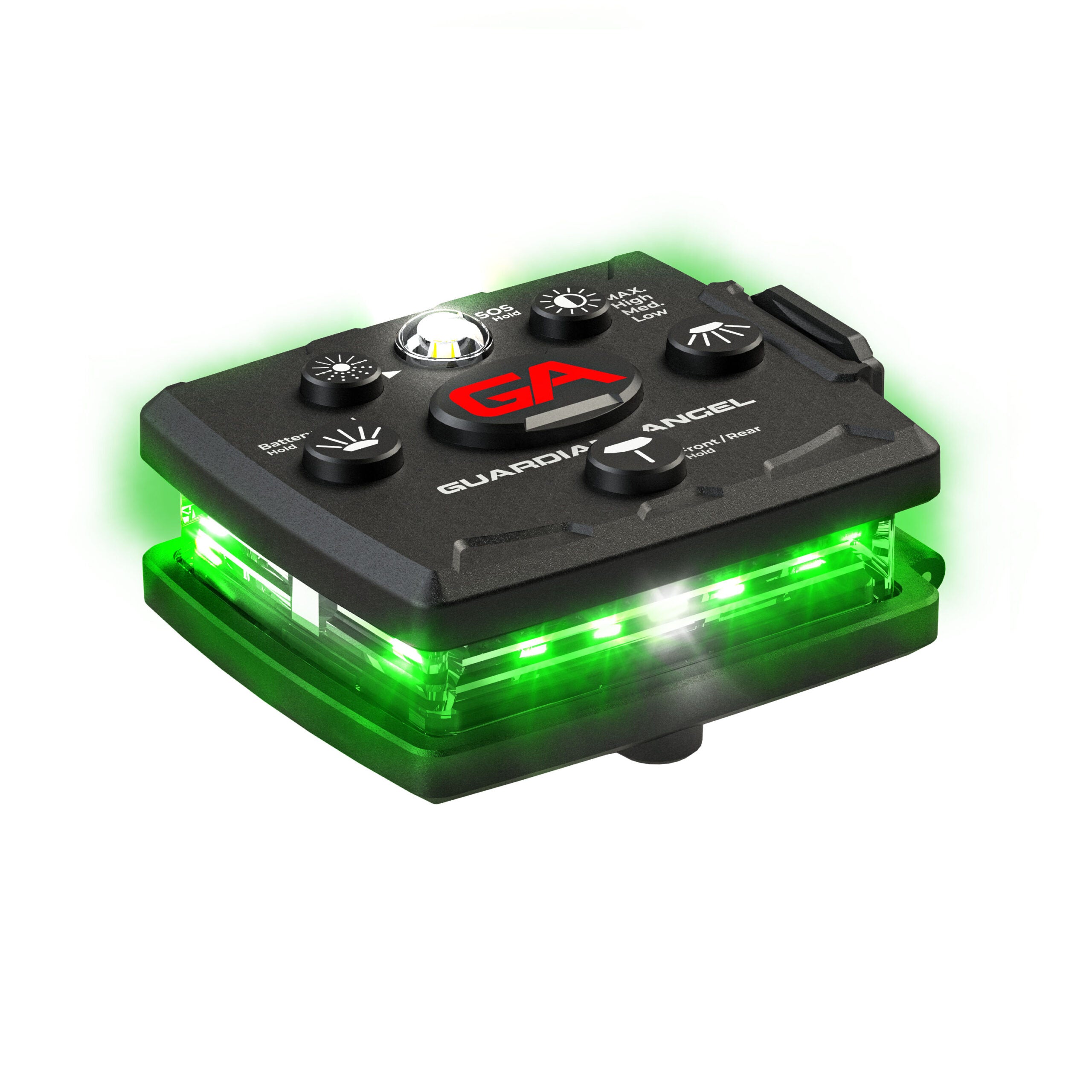 *NEW STYLE* Guardian Angel Micro Green/Green Wearable Safety Light (MCR-G/G)