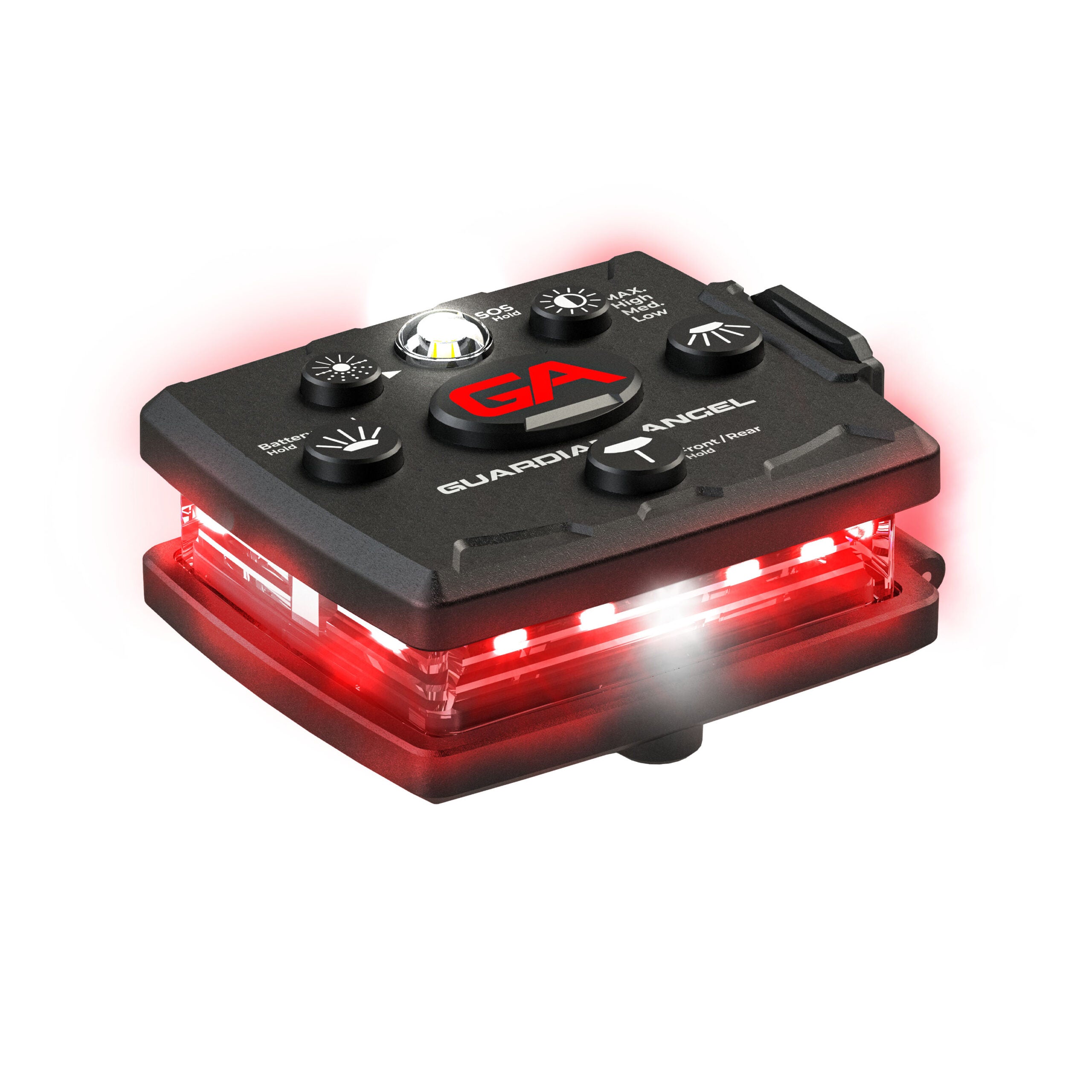 *NEW SYTLE* Guardian Angel Micro Series Red/Red Wearable Safety Light (MCR-R/R)