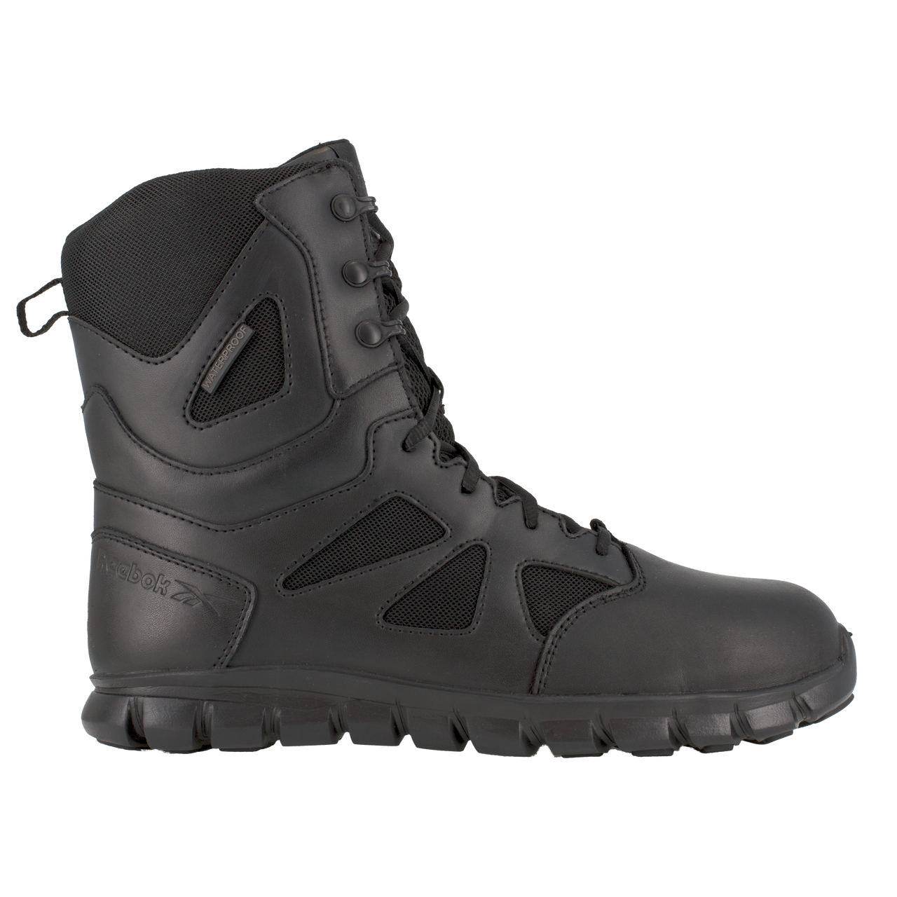 **NEW ARRIVAL** REEBOK SUBLITE 8" MENS WATERPROOF & COMPOSITE TOE W/SIDE ZIPPER - RB8807