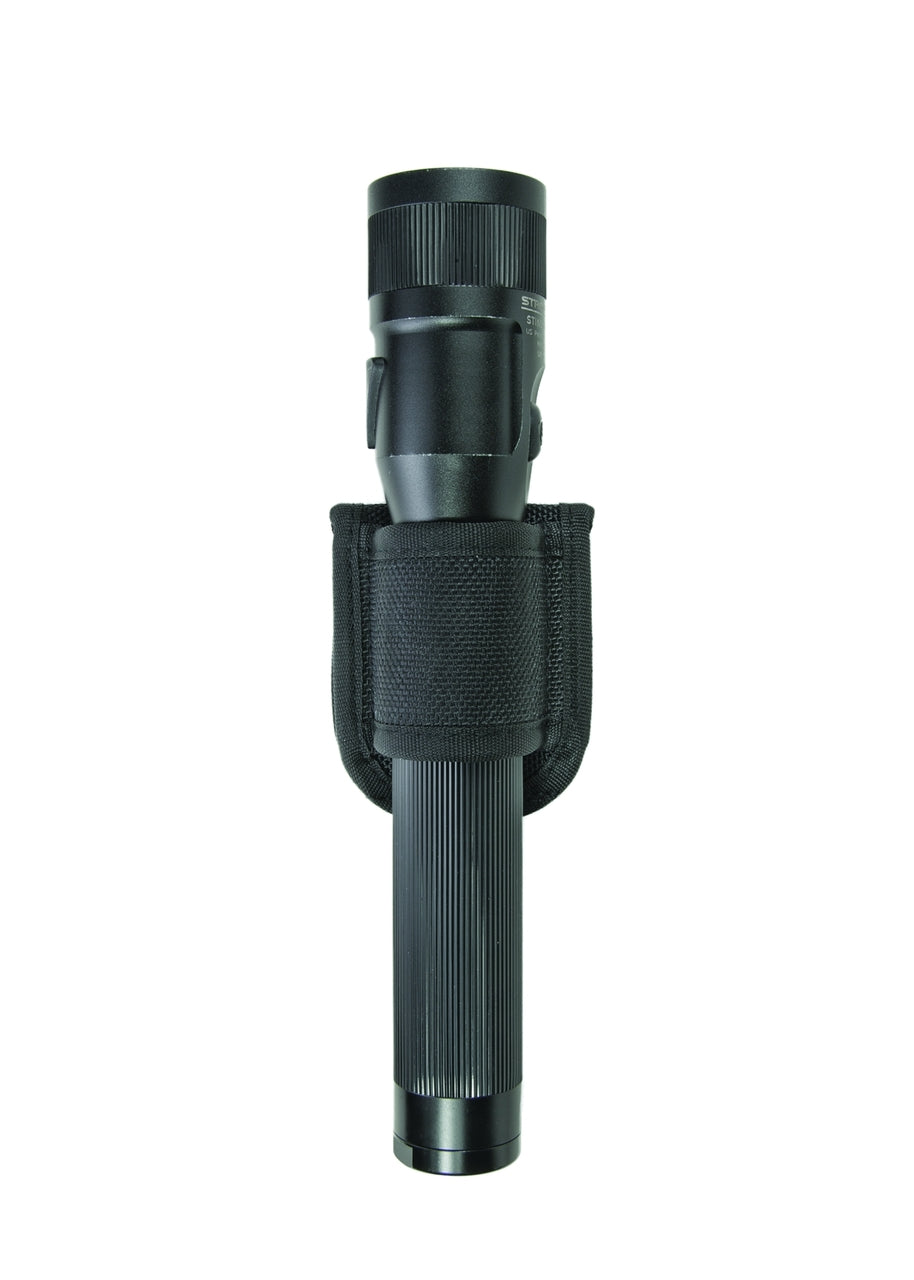 Ballistic Open Top & Open Bottom Flashlight Holder (Fits up to 2.25" Belt)