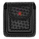 Ballistic Narcan® Nasal Spray Case (Plain Black/Basket Weave) Fits up to 2.25" belt. All finishes come with a red cross emblem on the front.