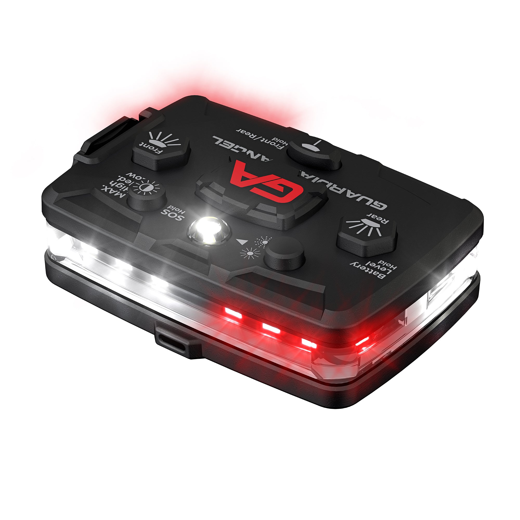 Guardian Angel Elite White/Red & White/Red Wearable Safety Light (ELT-WR/WR)