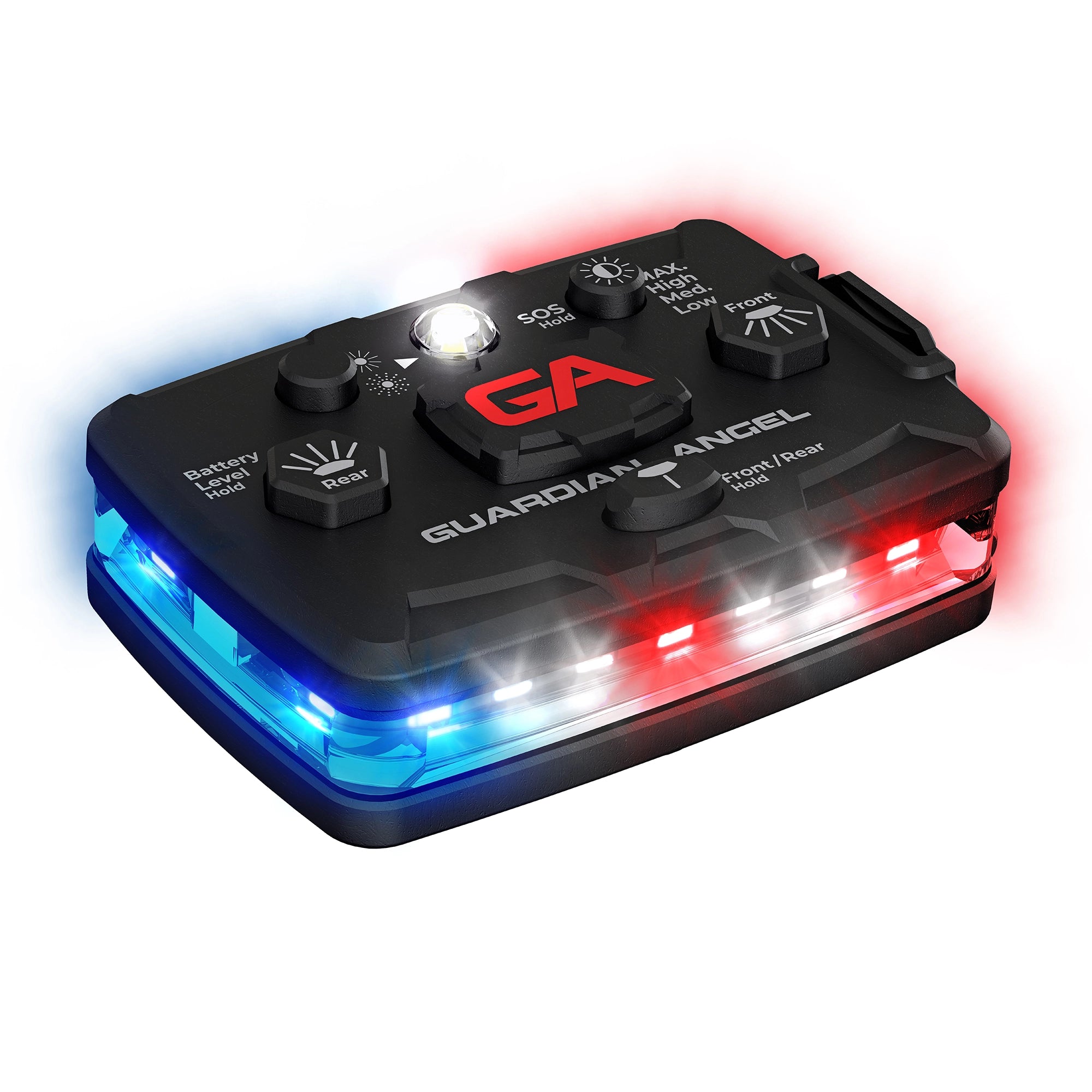 Guardian Angel Elite Red/Blue Wearable Safety Light (ELT-R/B)