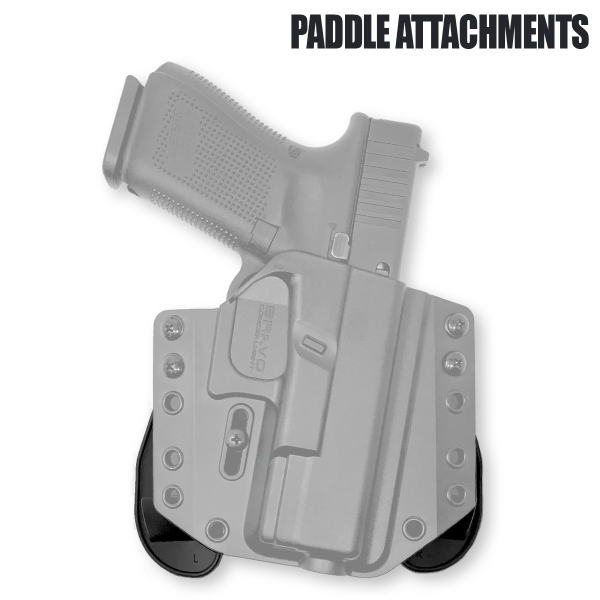BCA OWB (Outside) Gun Holster Left Handed Glock 19,23 (BC10-1005)