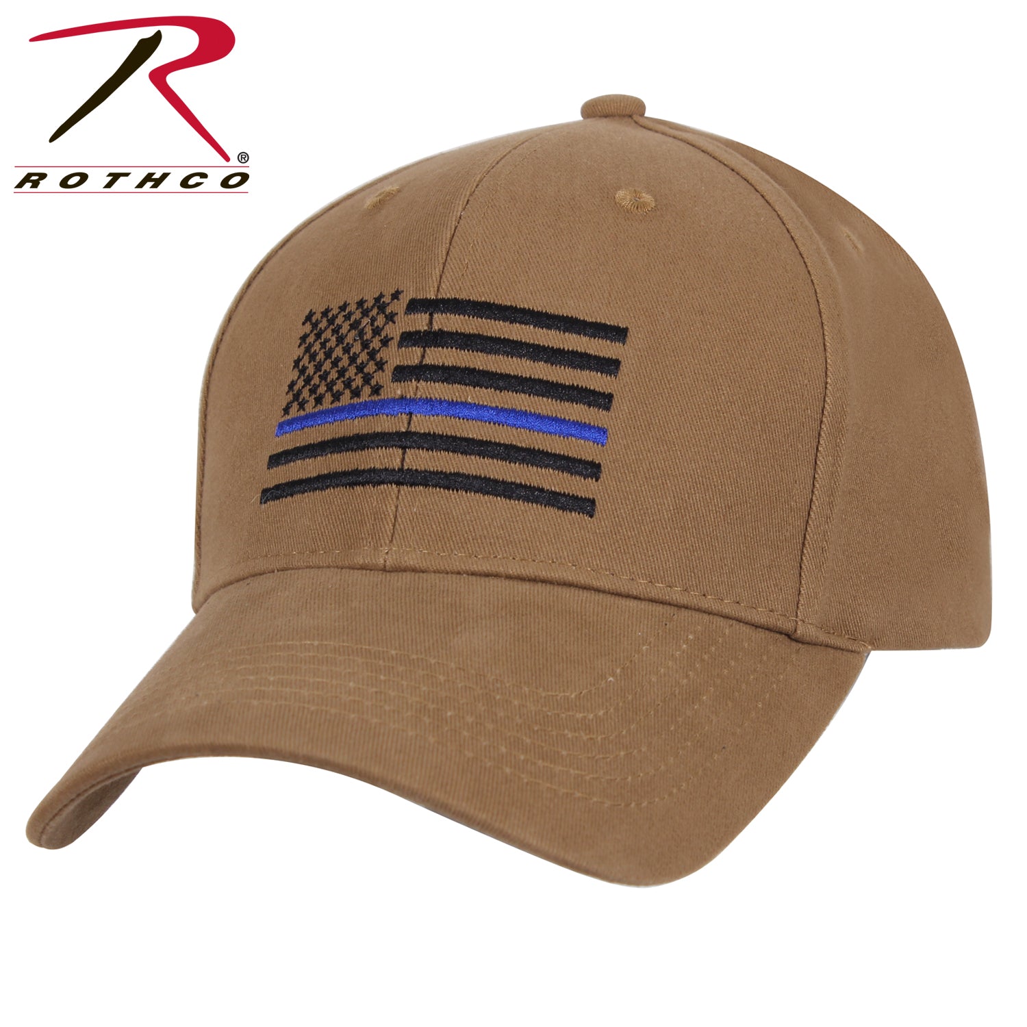 US Thin Blue Line Low Profile Cap Coyote #4372