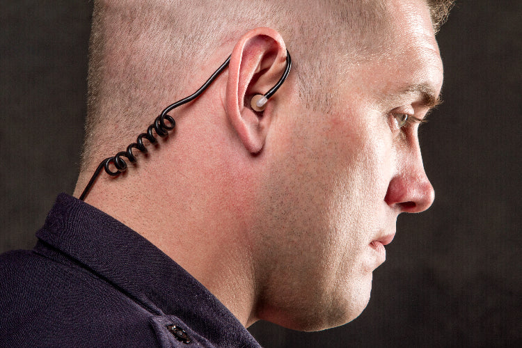 Eartube Earpiece for Remote Speaker, Listen Only, 3.5mm plug (EH-EPT-1001)