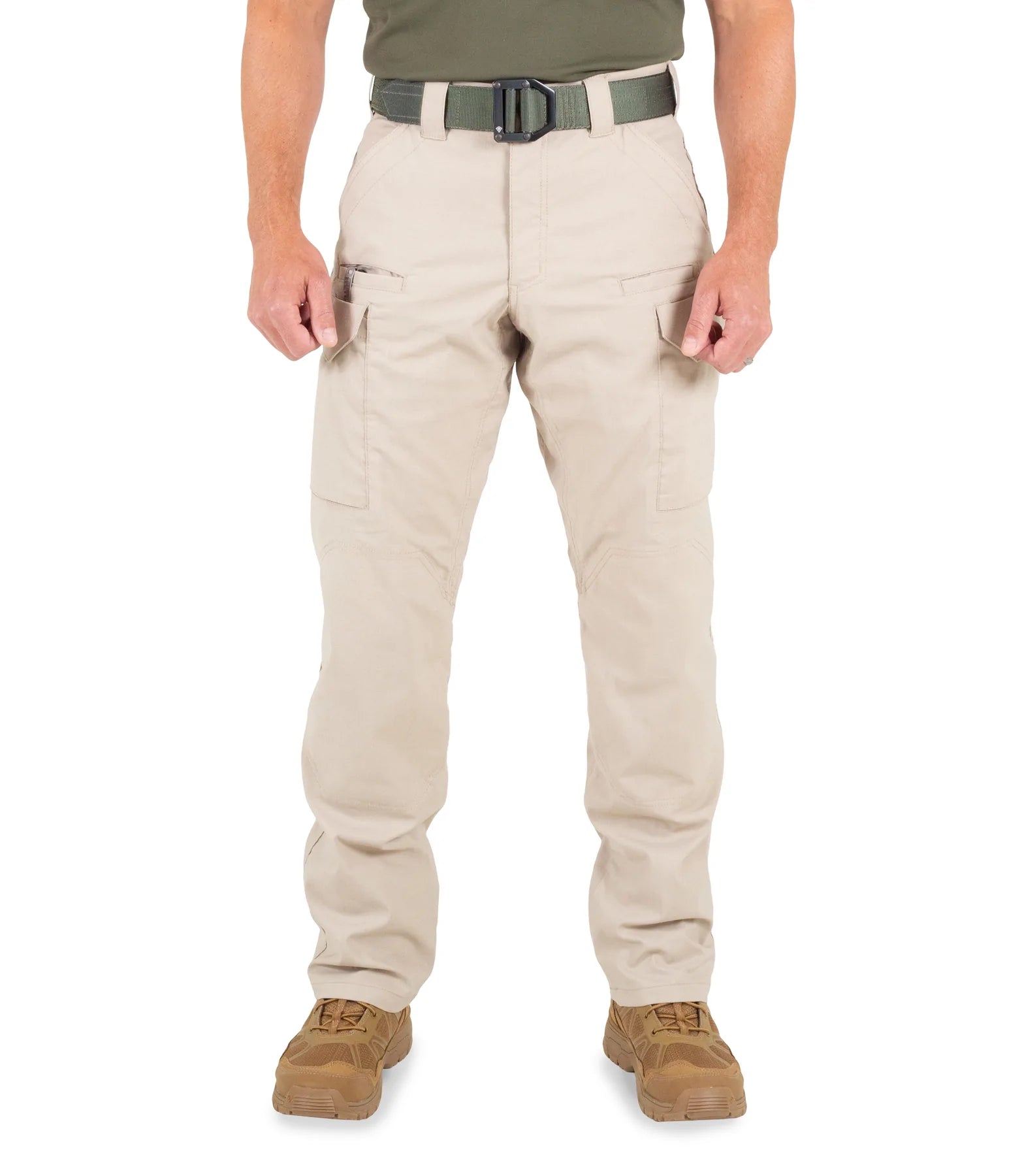 First Tactical Men's V2 Tactical Pants (114011) Khaki / Black