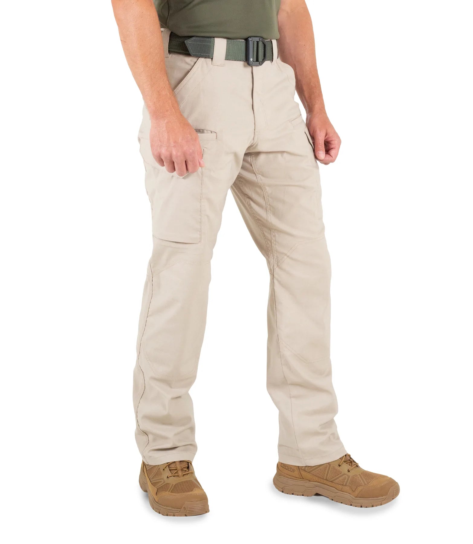 First Tactical Men's V2 Tactical Pants (114011) Khaki / Black
