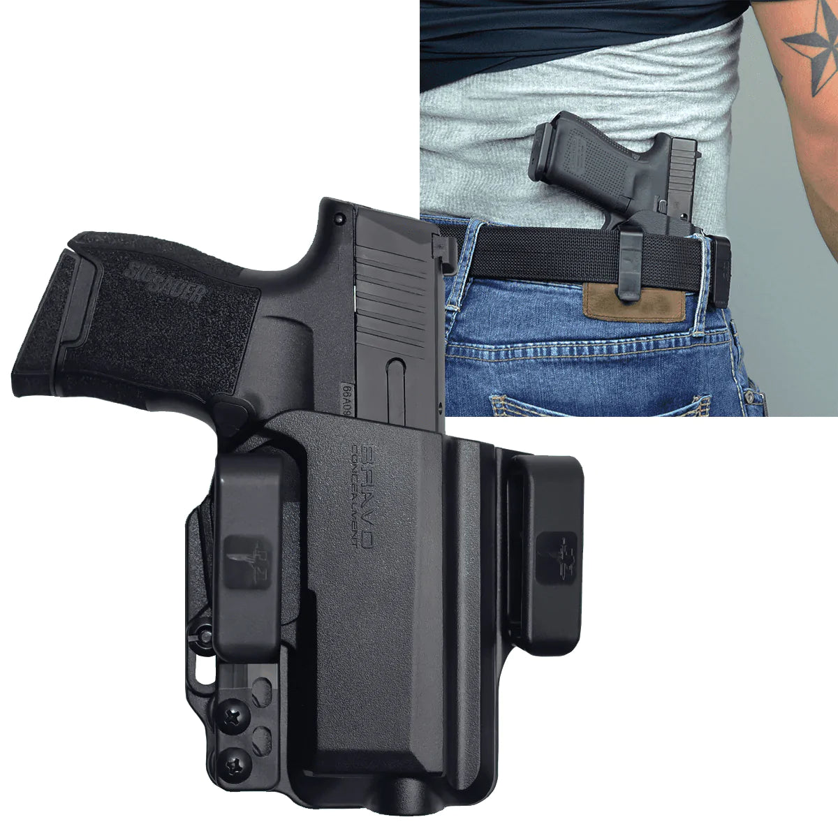 Bravo Torsion IWB (Inside Waistband) Right Hand Holster Sig Sauer: P365 (BC20-1012)