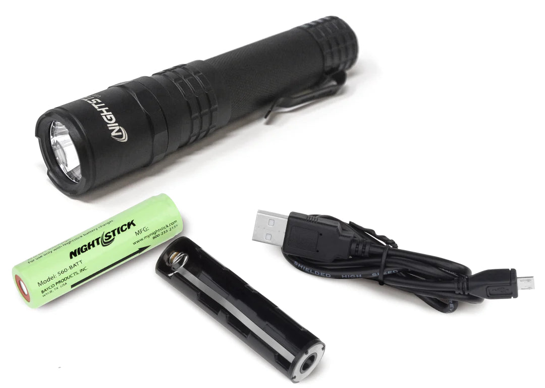Nightstick USB Tactical Flashlight-Black (USB-558XL)