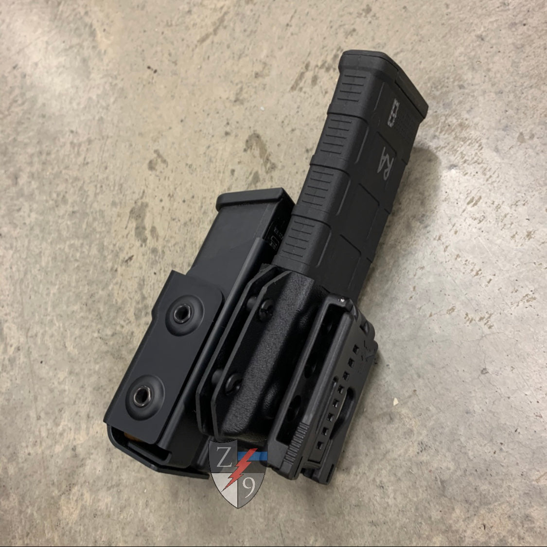 Zero 9 AR / Double Pistol Magazine, BLK, Other 45 (Z9-4022-BLK-MLK)
