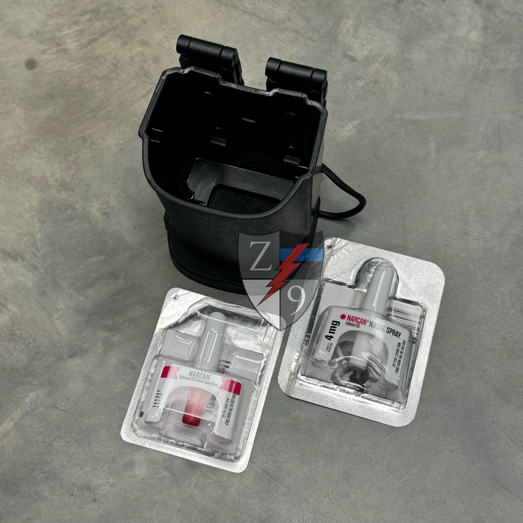 Zero 9 Double Narcan Case, BLK (Z9-4056-BLK-MLK)