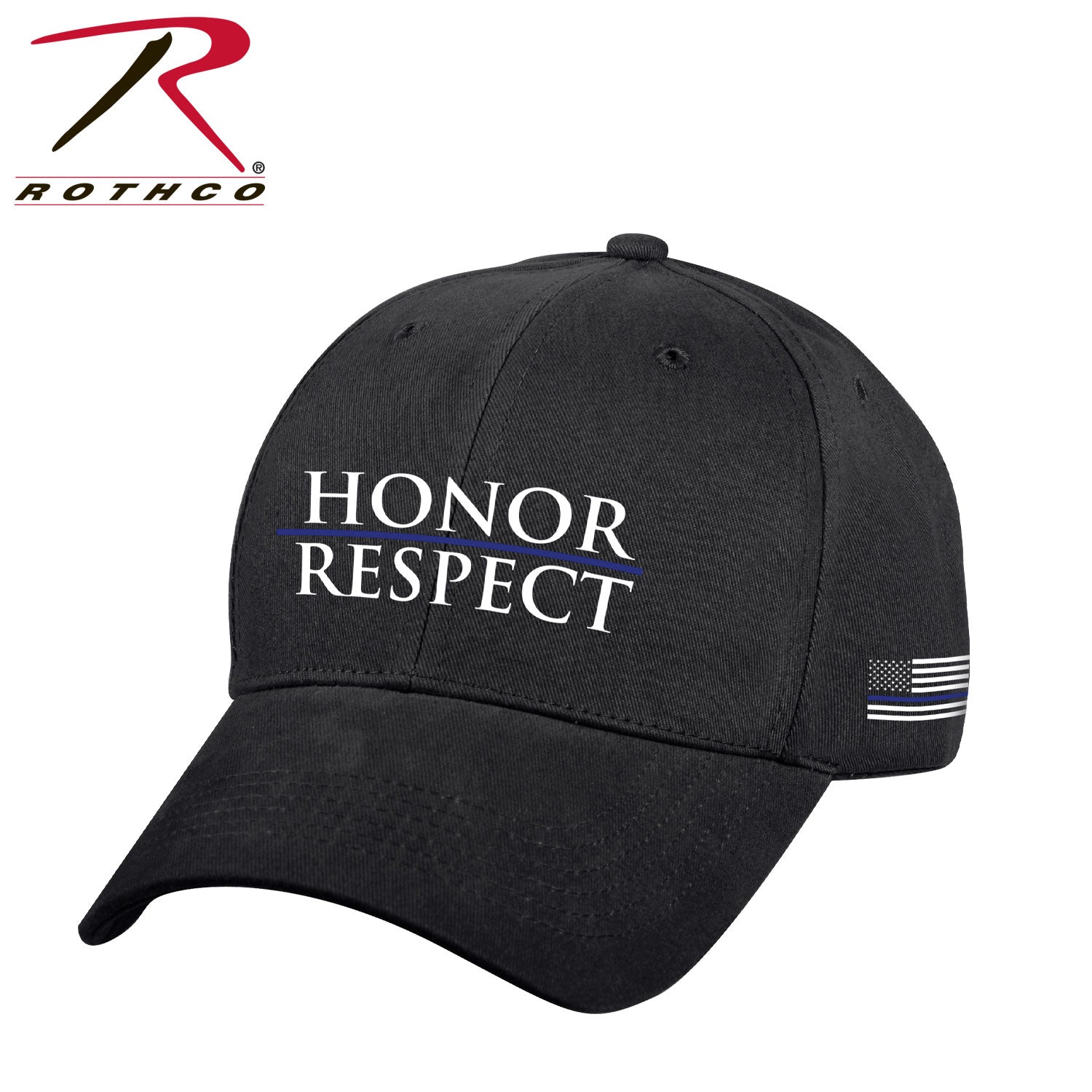 Honor & Respect Low Profile Cap Black #4463