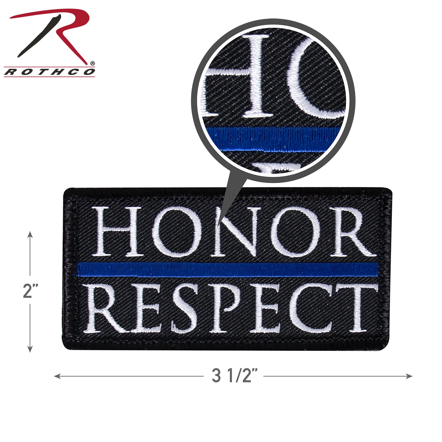 Honor & Respect Patch Black #1863
