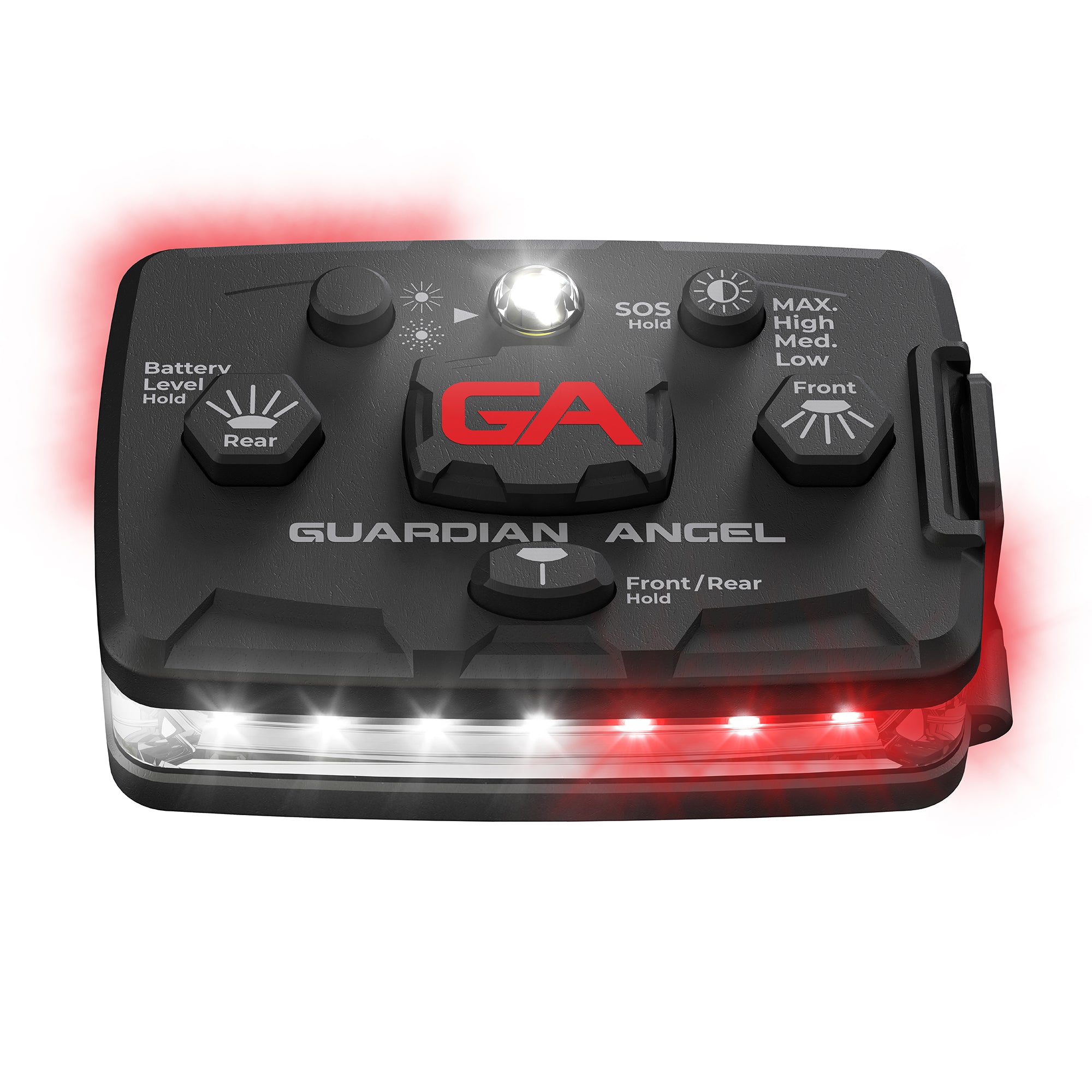Guardian Angel Elite White/Red & White/Red Wearable Safety Light (ELT-WR/WR)