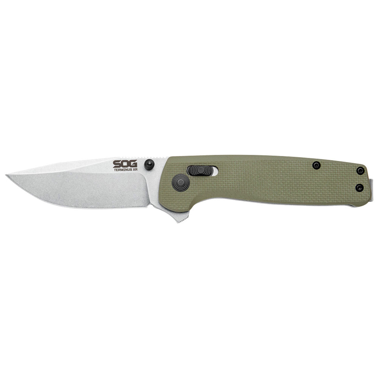 SOG Knives & Tools TERMINUS XR G10 - OLIVE DRAB (SOG-TM1022-CP)