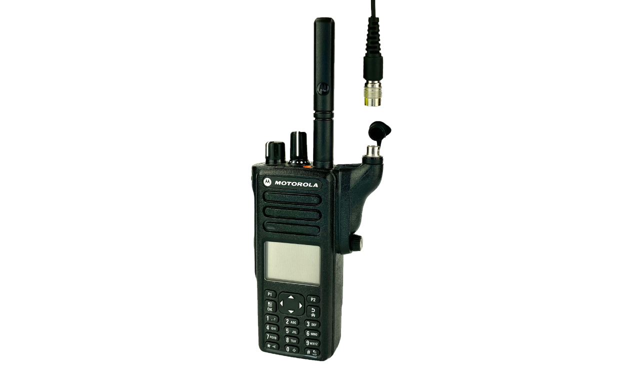 Two Wire Surveillance Kit with Quick Disconnect for Motorola APX, XPR (EH-SK2-T-QD-1006)