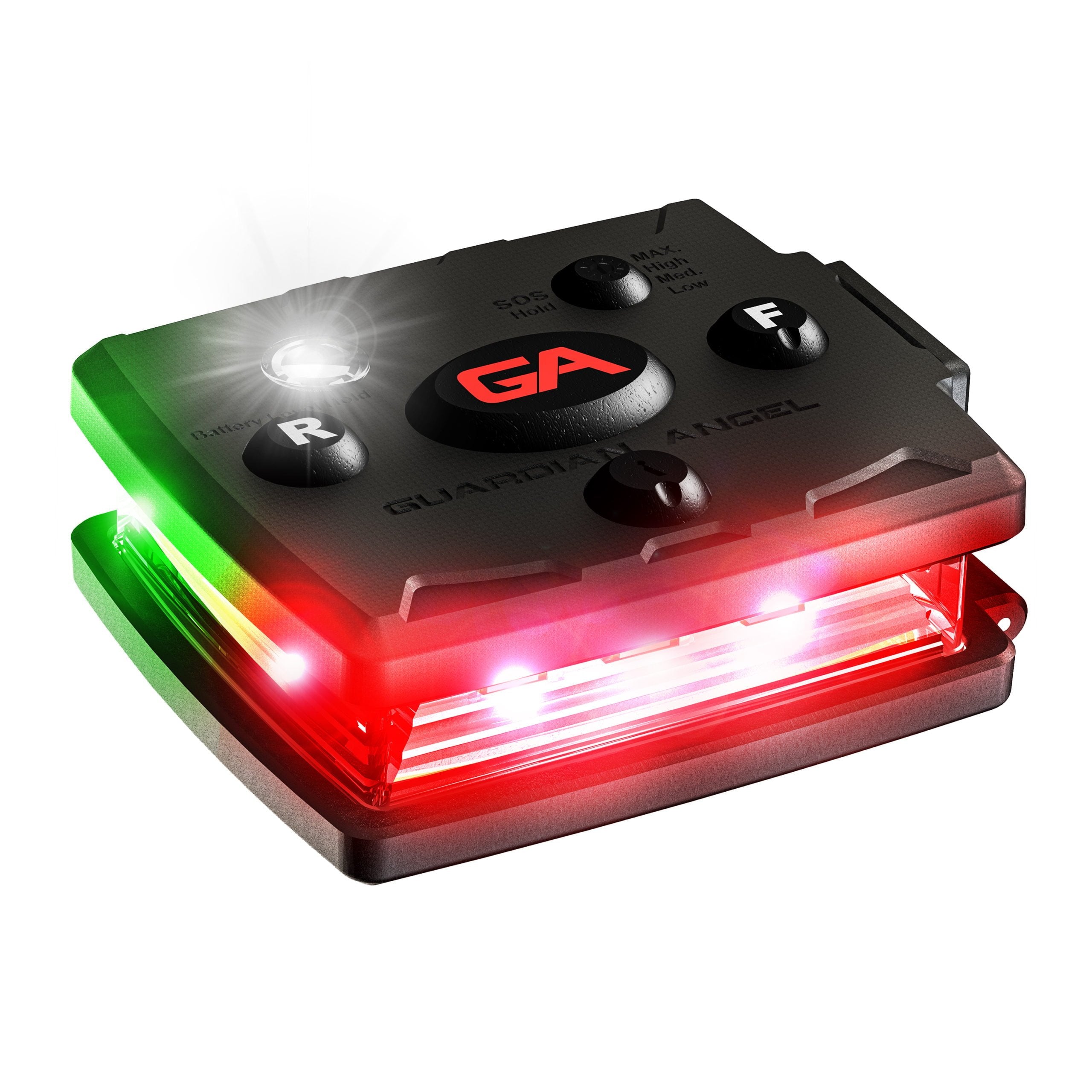 Guardian Angel Micro Red/Green Wearable Safety Light (MCR-R/G)