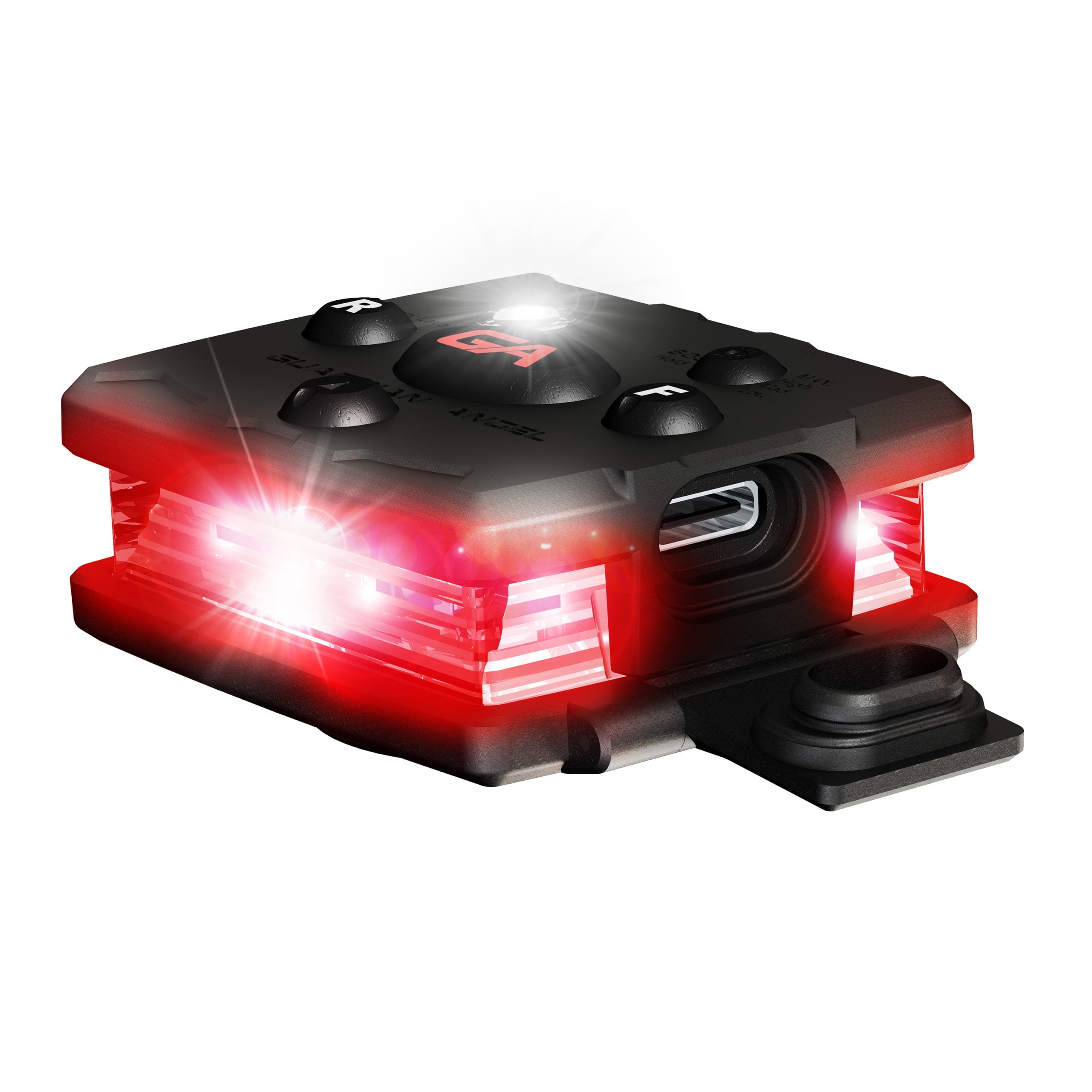Guardian Angel Micro Red/Red Wearable Safety Light (MCR-R/R)