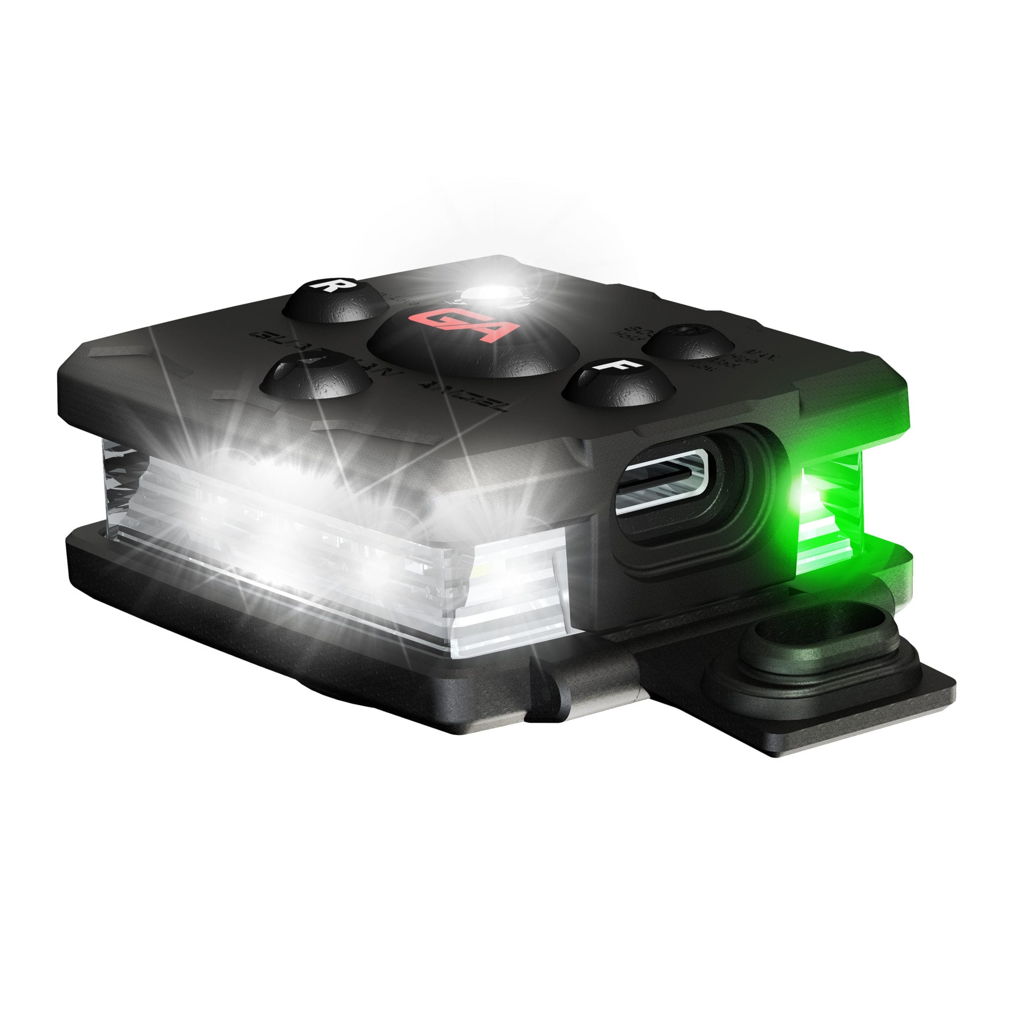 Guardian Angel Micro White/Green Wearable Safety Light (MCR-W/G)