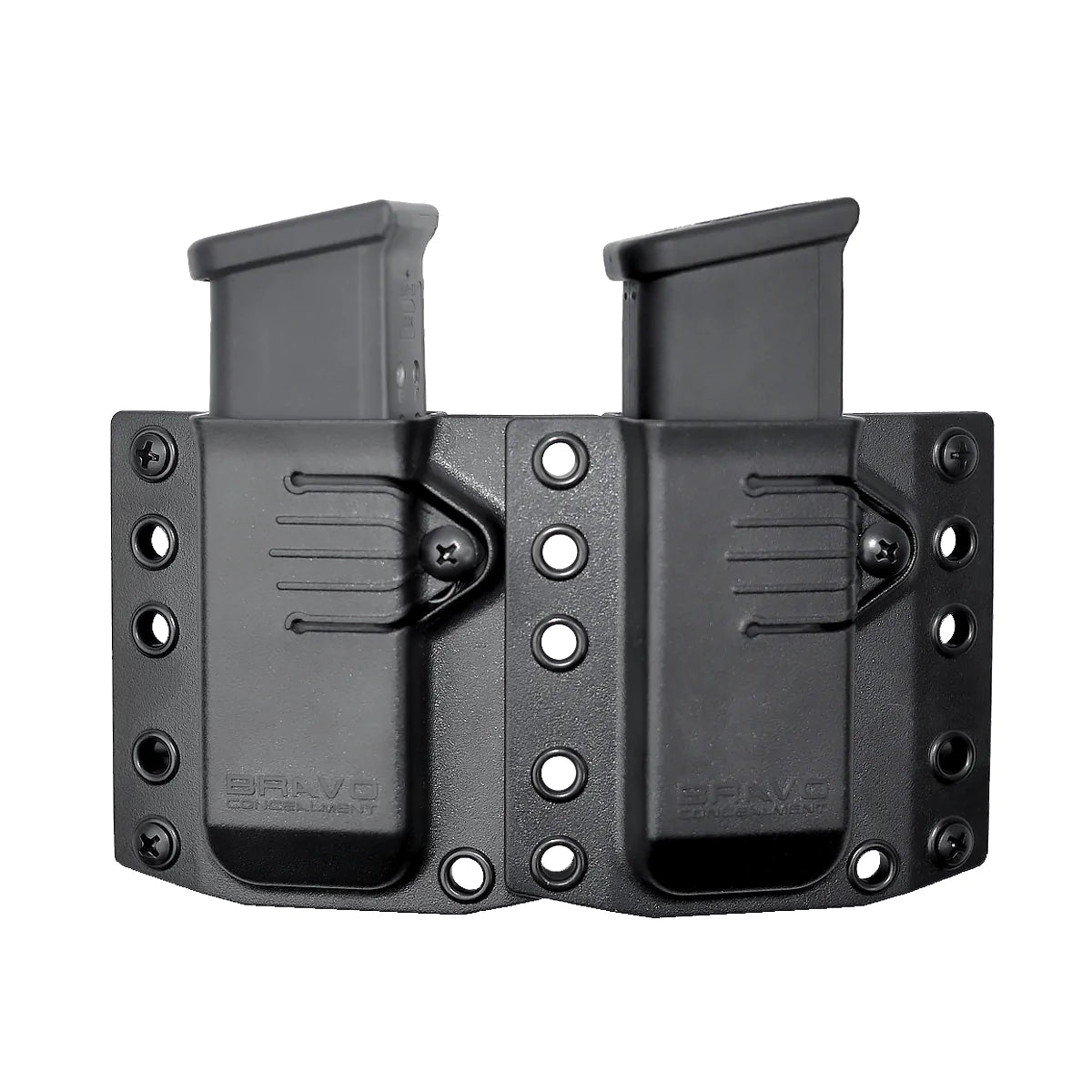 Bravo 3.0 Double Magazine Holder (BLK) LARGE  CZ P10C, Glock 17,19,26, HK VP9, VP9sk, SigP320 (BC60-2003)